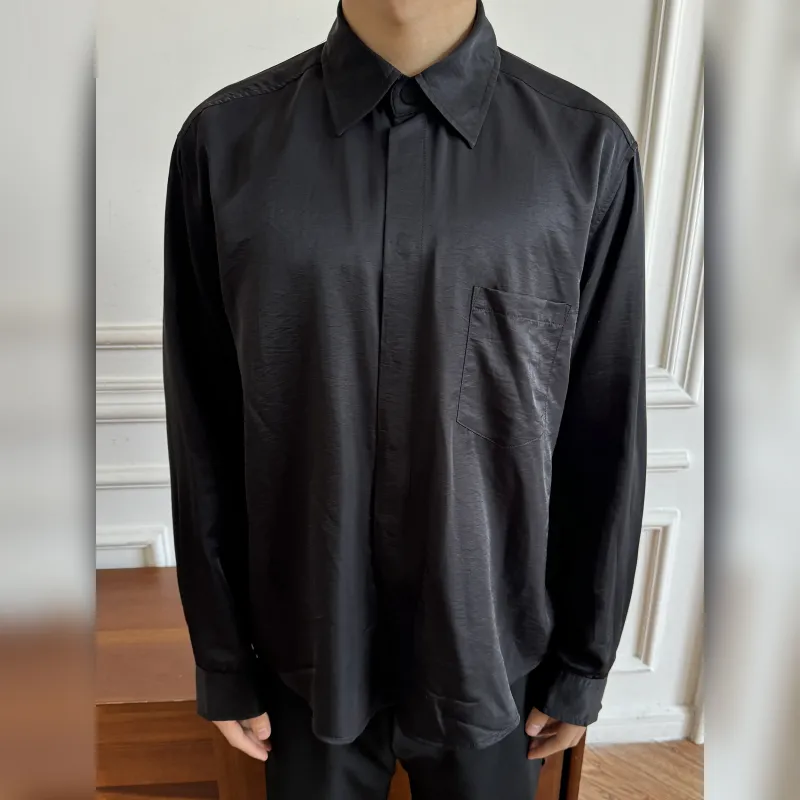 Haonanhuang Shirts Unisex Black-3
