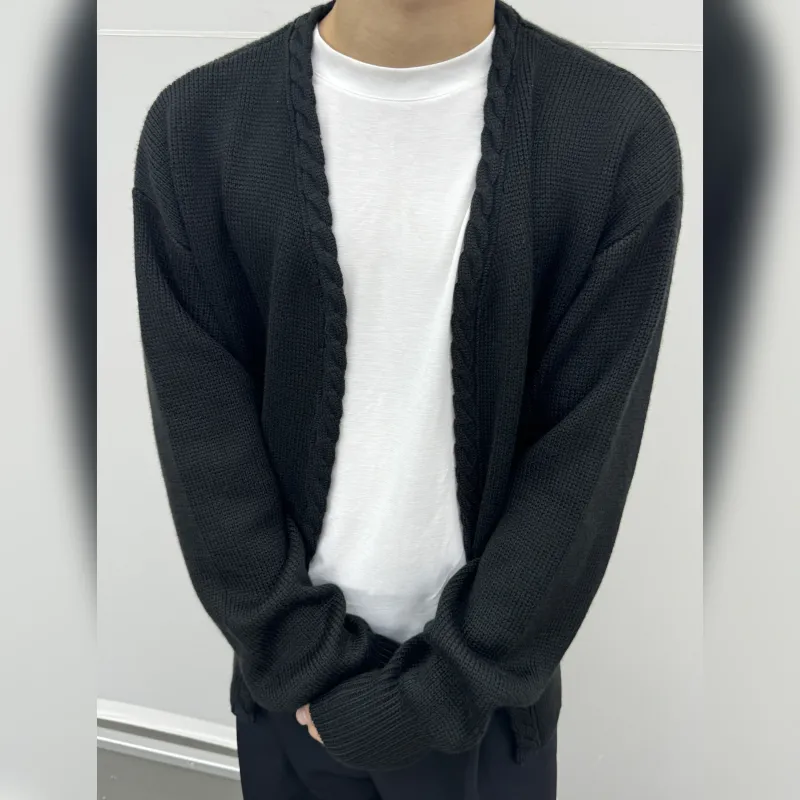 Haonanhuang Knitwear Unisex Black-3