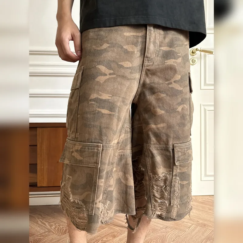 Haonanhuang Cargo Shorts Unisex-2