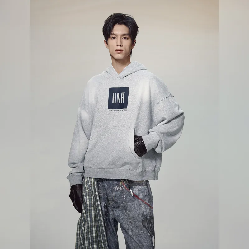 Haonanhuang Sweatshirt Unisex Dark Heather Gray-4