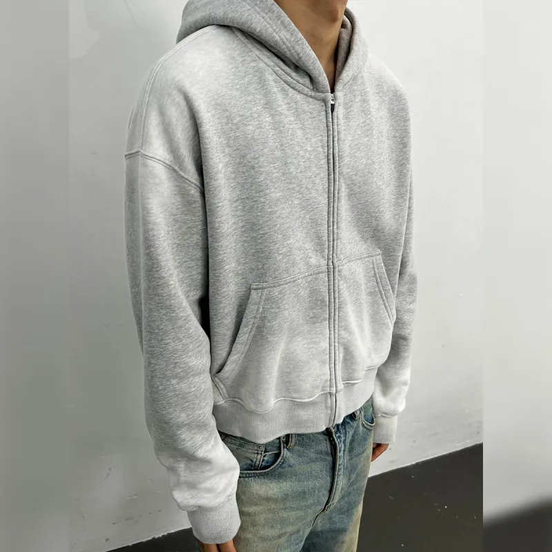 Haonanhuang Sweatshirt Unisex Heather Gray-4