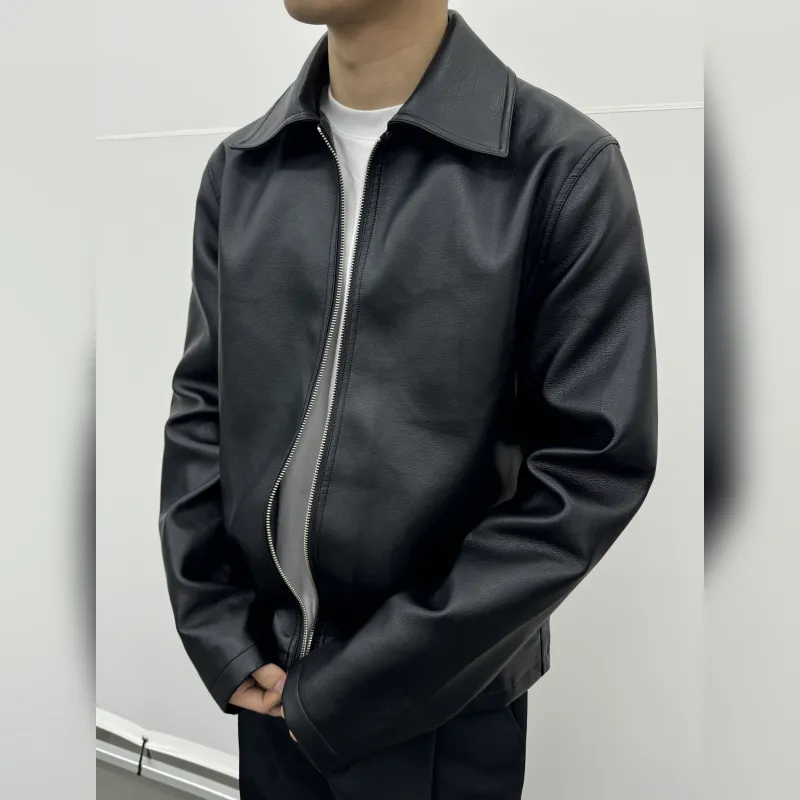 Haonanhuang Jackets Coats Unisex Black-3