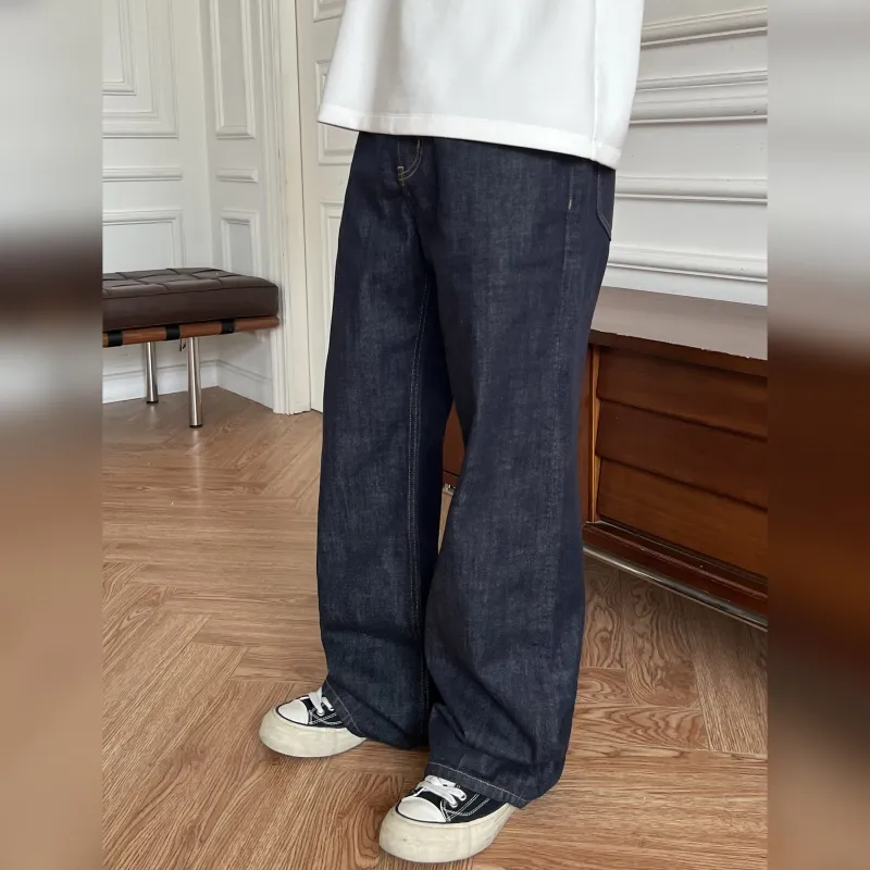 Haonanhuang Jeans Unisex Original Denim-2