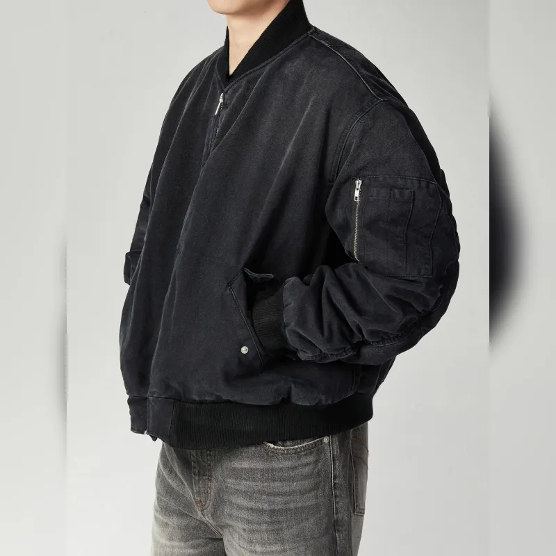 Haonanhuang Puffer Jacket Unisex Black Gray Color-4