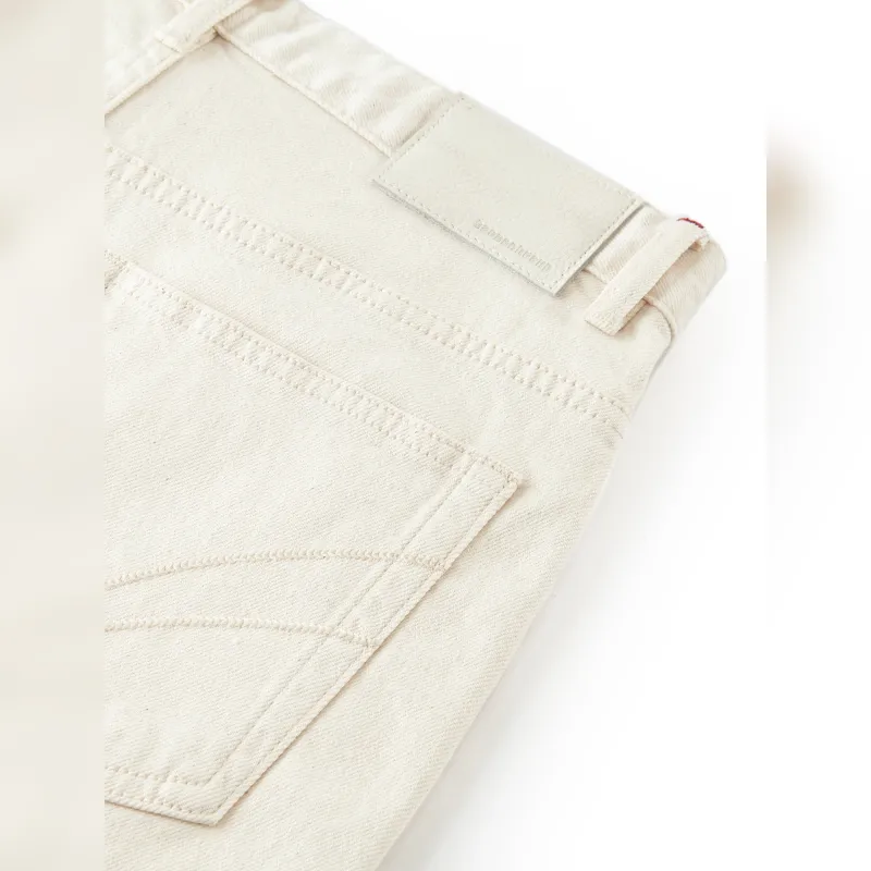 Haonanhuang Denim Shorts Unisex-3