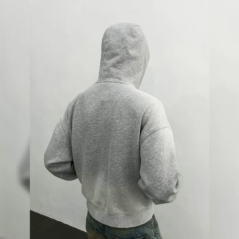 Haonanhuang Sweatshirt Unisex Heather Gray-3