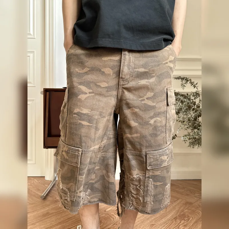 Haonanhuang Cargo Shorts Unisex-1