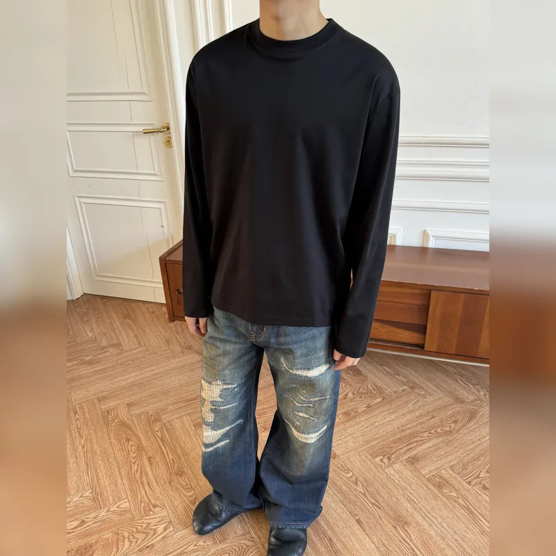 Haonanhuang Jeans Unisex Blue-5