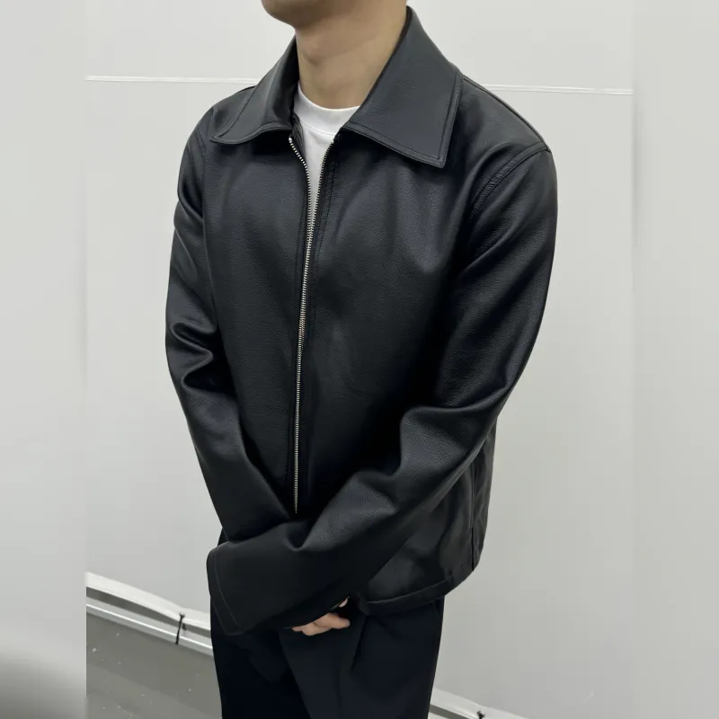 Haonanhuang Jackets Coats Unisex Black-2