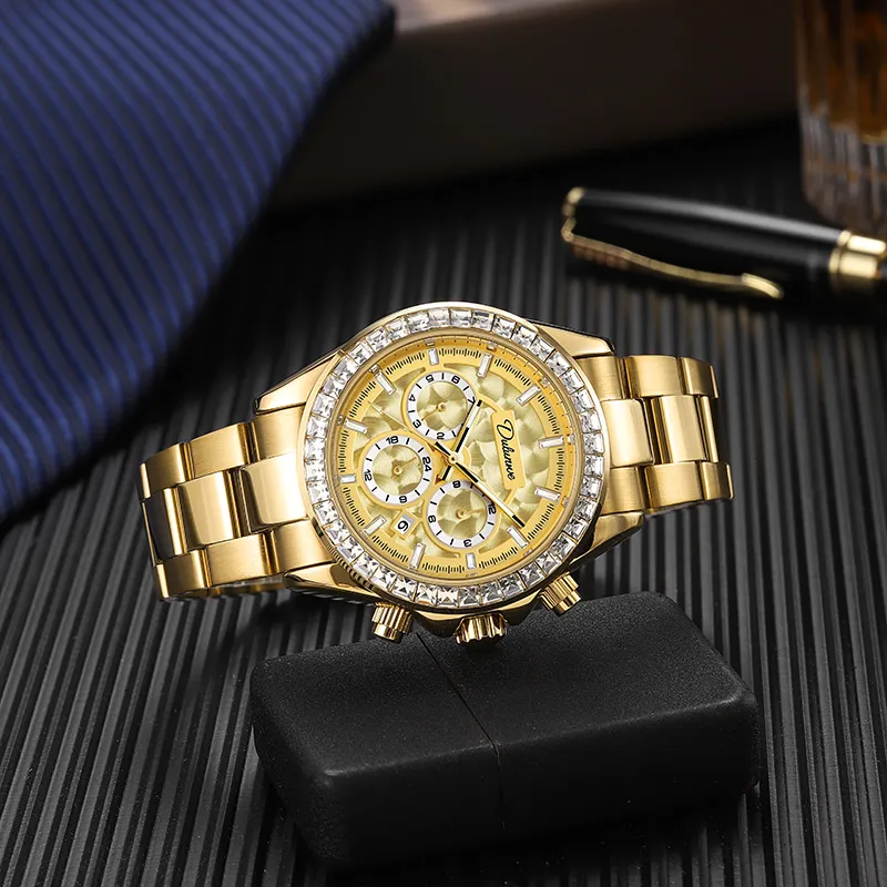 Dulunwe Automatic Mechanical Movement Stainless Steel Watchband Watch Men's Watches White Dial-6