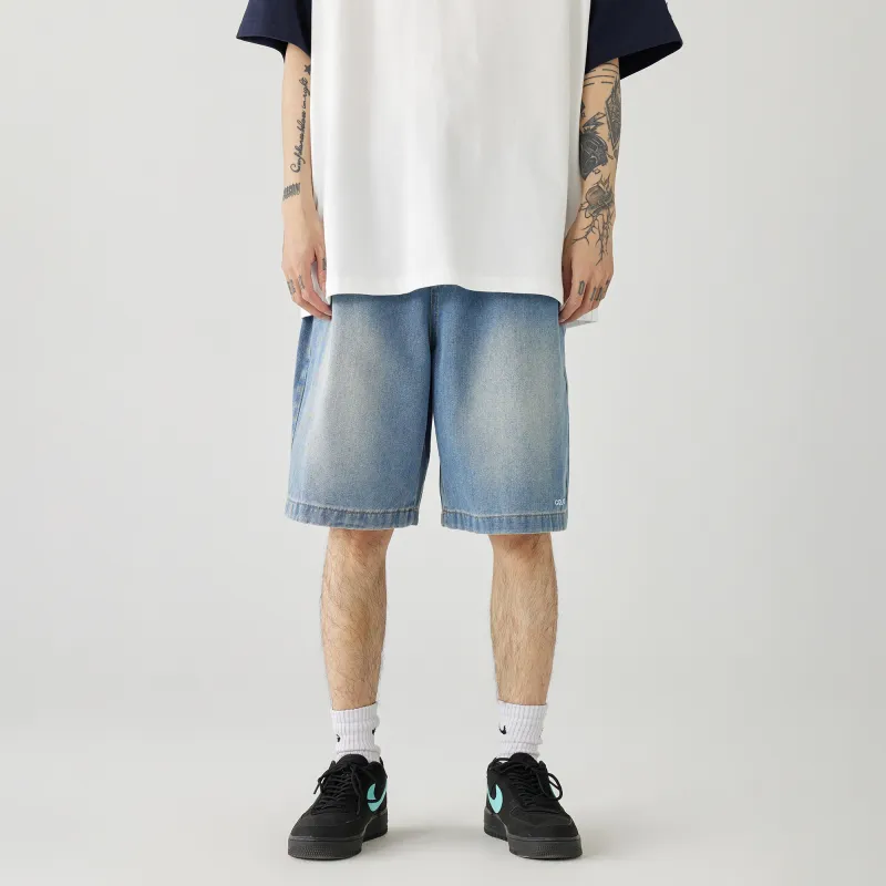 GOLFCROSS Denim Shorts Unisex-2