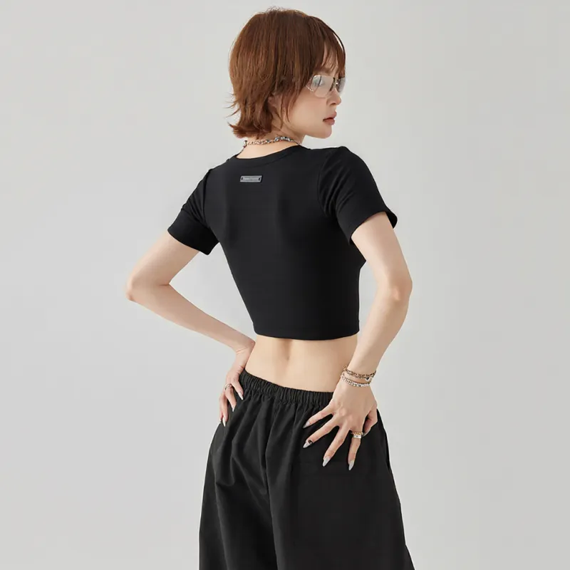 GOLFCROSS Set in Sleeve T Shirt Women's-5