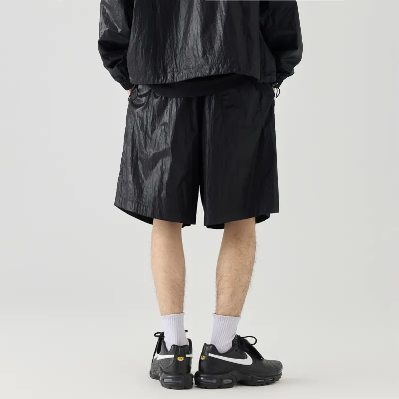 GOLFCROSS Casual Shorts Unisex Black-6