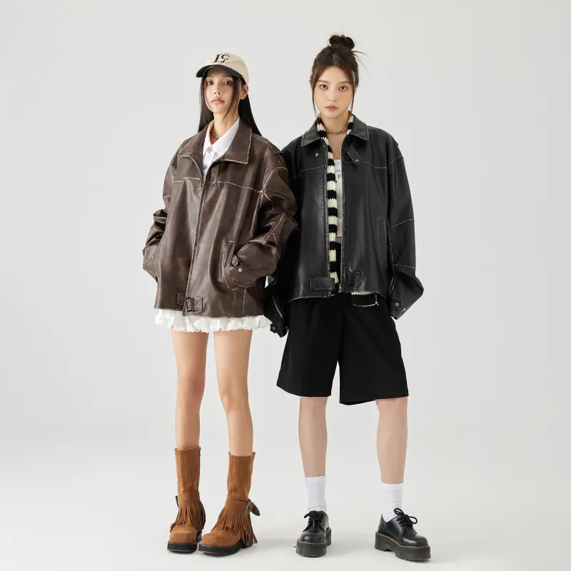 GOLFCROSS Leather Jackets Unisex-7