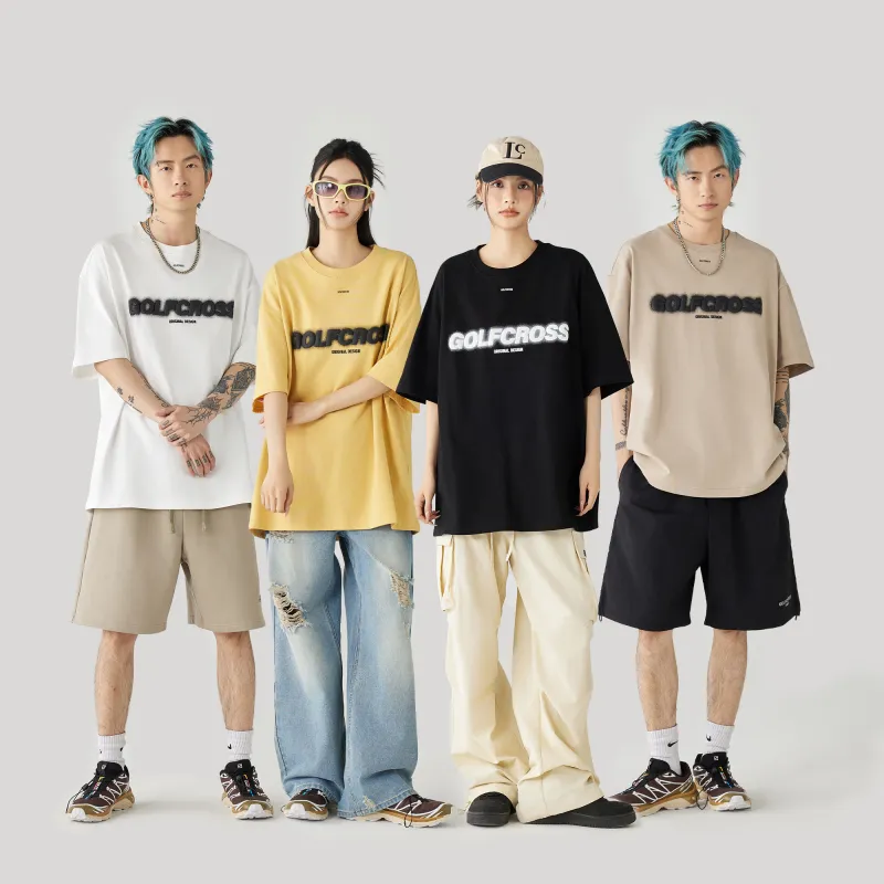 GOLFCROSS T Shirts Unisex-3