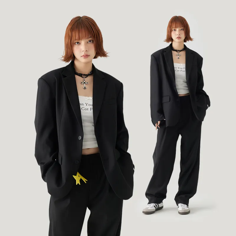 GOLFCROSS Business Suits Unisex Black-2