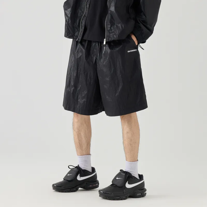 GOLFCROSS Casual Shorts Unisex Black-5
