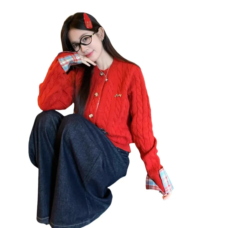 MA JOURNEE Knitwear Women's Red-3