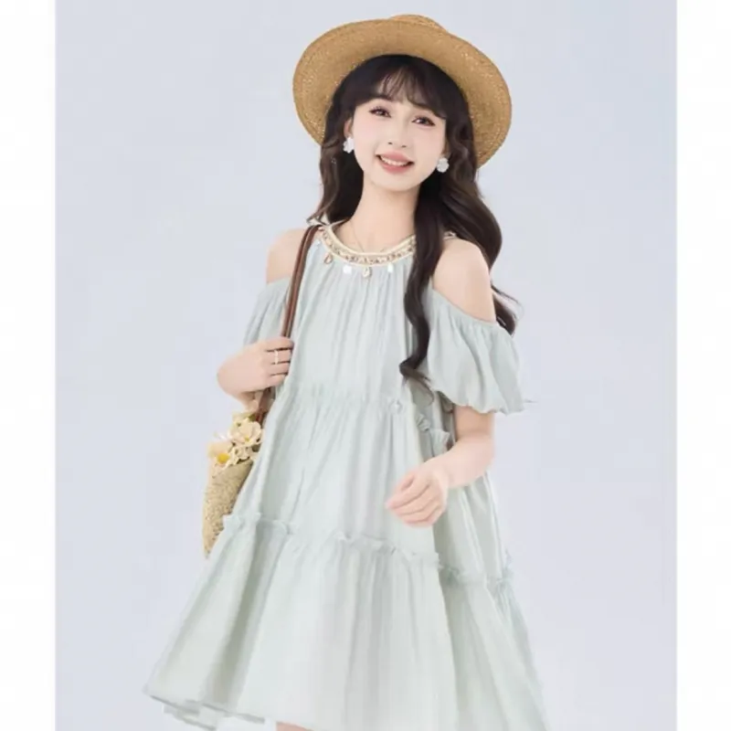 MA JOURNEE Short Sleeved Dress Women's-7