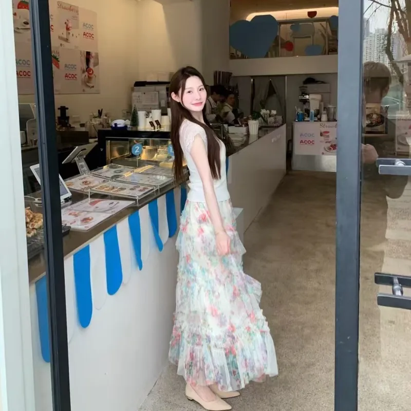 KUNZHUDAXIANG Skirt Set Women's-13