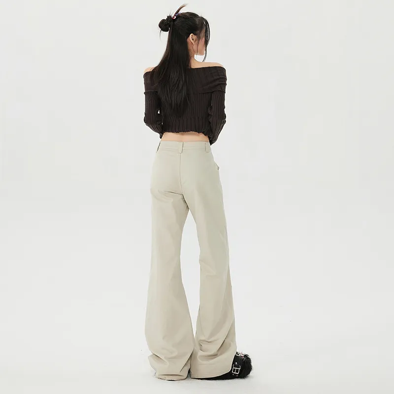 MA JOURNEE Cargo Pants Women's Ecru-5