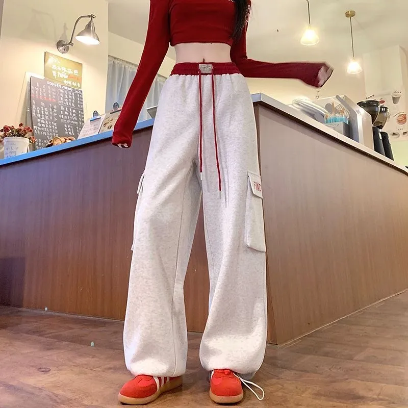 MA JOURNEE Casual Pants Women's White Gray-4