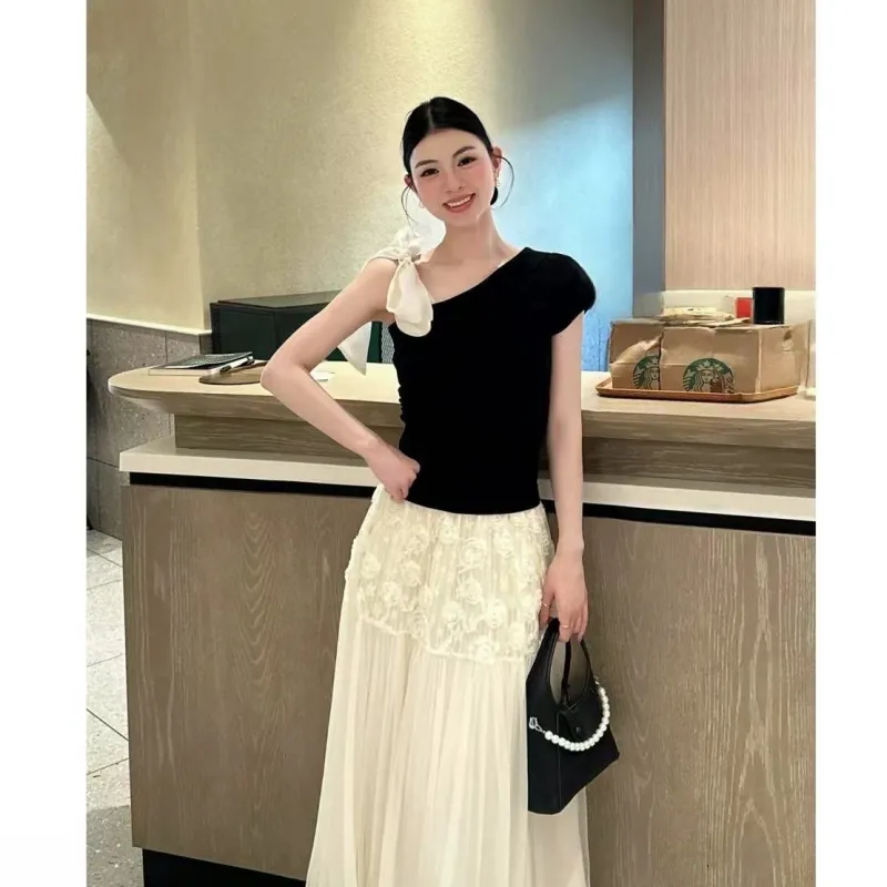 MA JOURNEE Two Piece Skirt Sets Women's-3