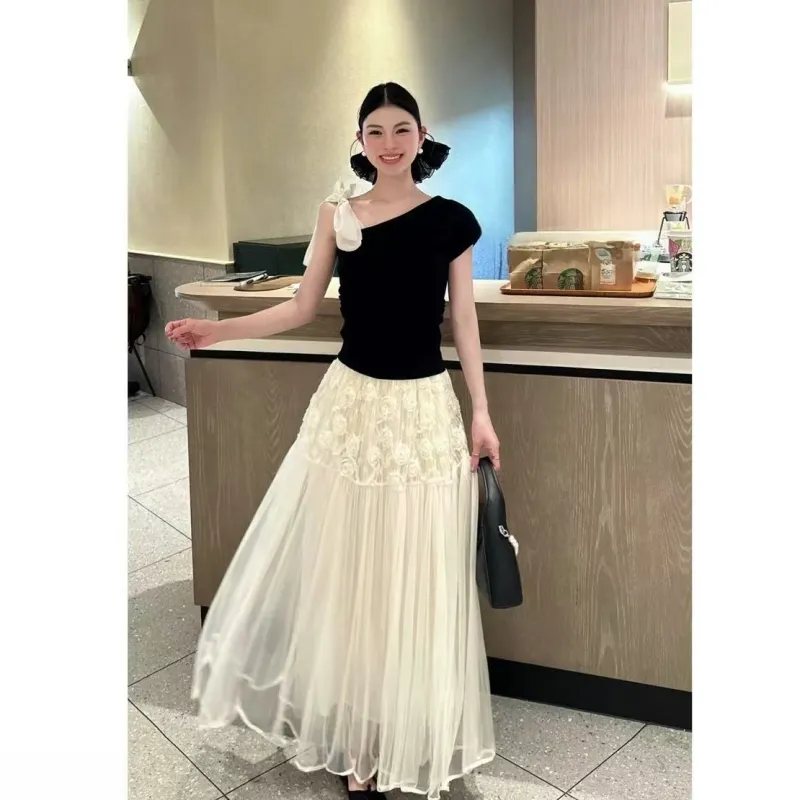 MA JOURNEE Two Piece Skirt Sets Women's-2