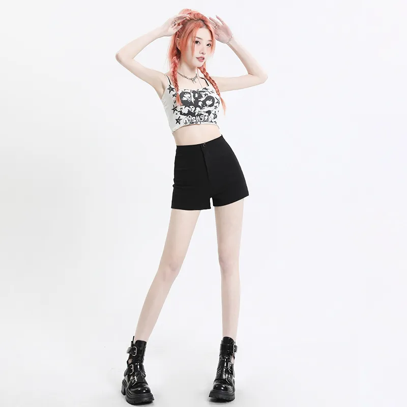 MA JOURNEE Denim Shorts Women's Black-4