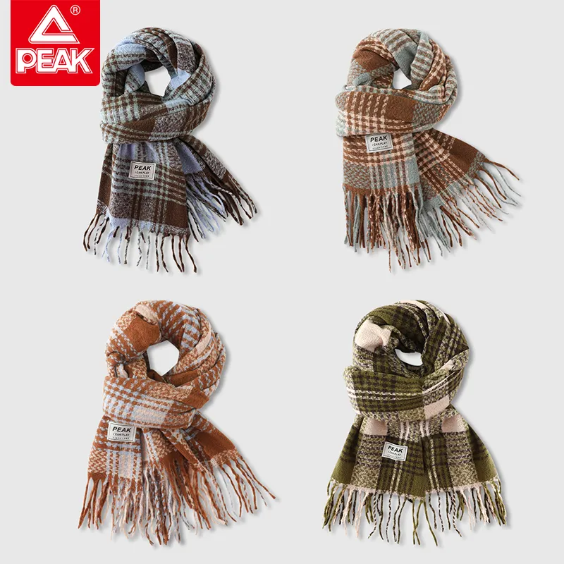 PEAK RIGHT Series Polyester Knit Scarves Unisex Multiple Colors-2