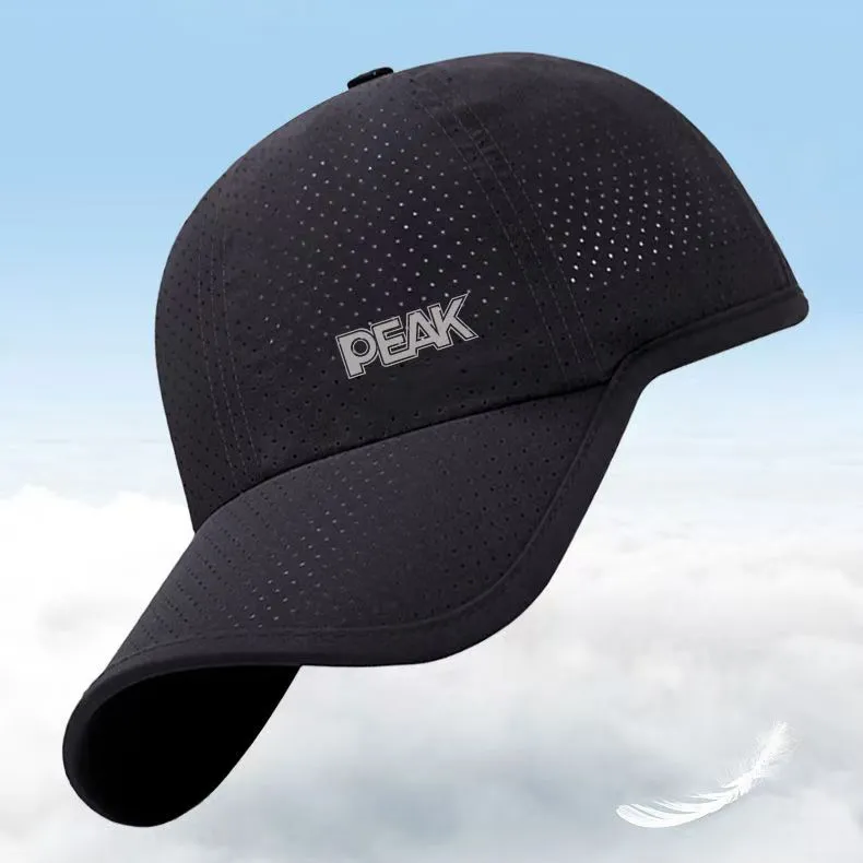 PEAK Polyester Baseball Caps Unisex Multiple Colors-1