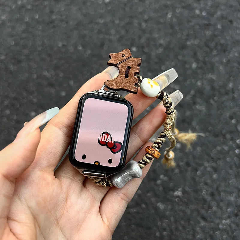 Mr. Strap Xiaomi Compatibility Watch Band Pull Cord Material-1