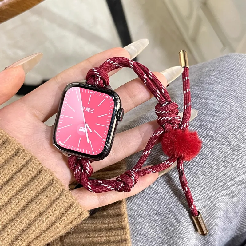 Mr. Strap Apple Compatibility Watch Band 12.5 21cm Fabric Material-1