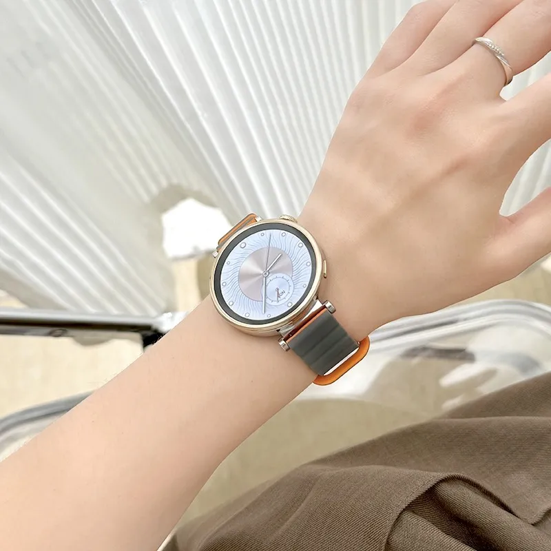 Mr. Strap Huawei Compatibility Watch Band Silicone Material-3