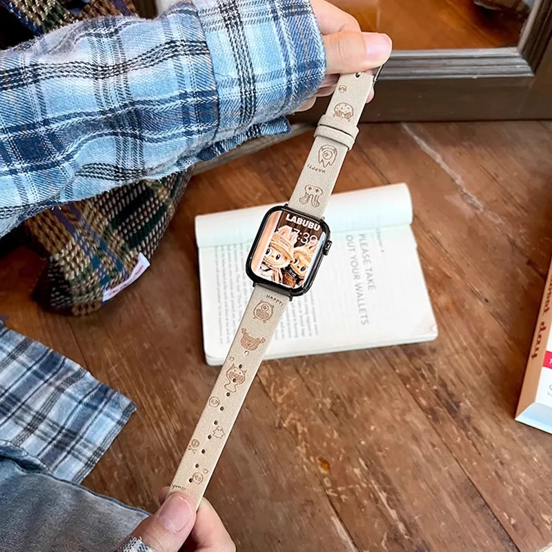 Mr. Strap Watch Band Apple Compatibility Suede Material-5