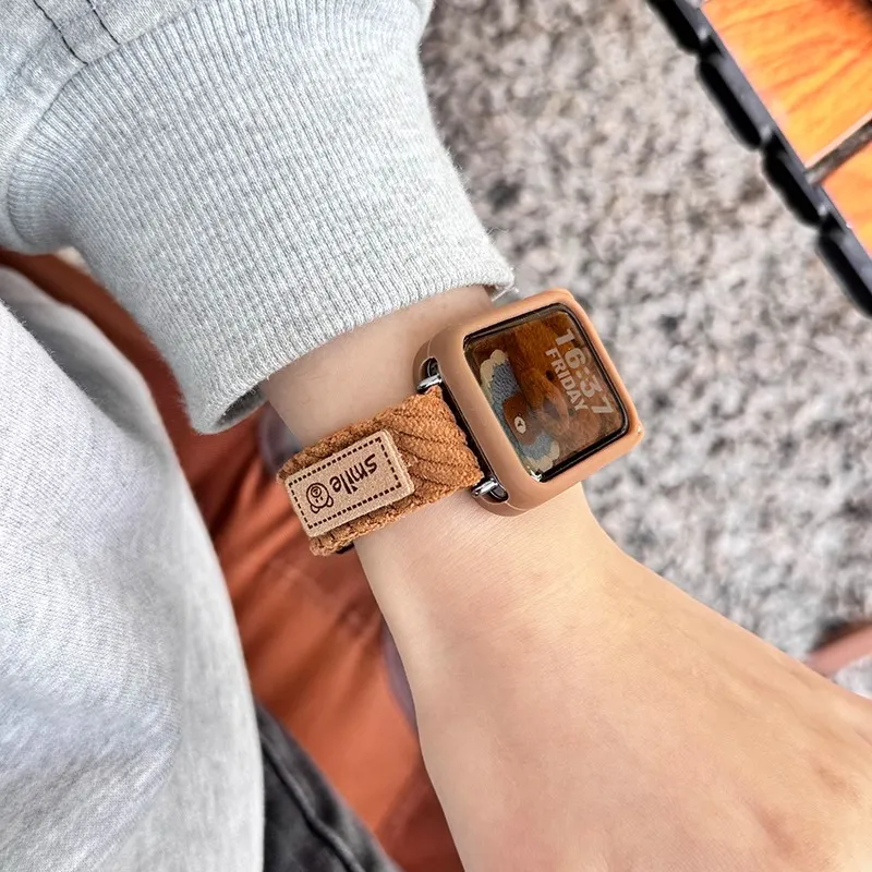 Mr. Strap Xiaomi Compatibility Watch Band Corduroy Material-2