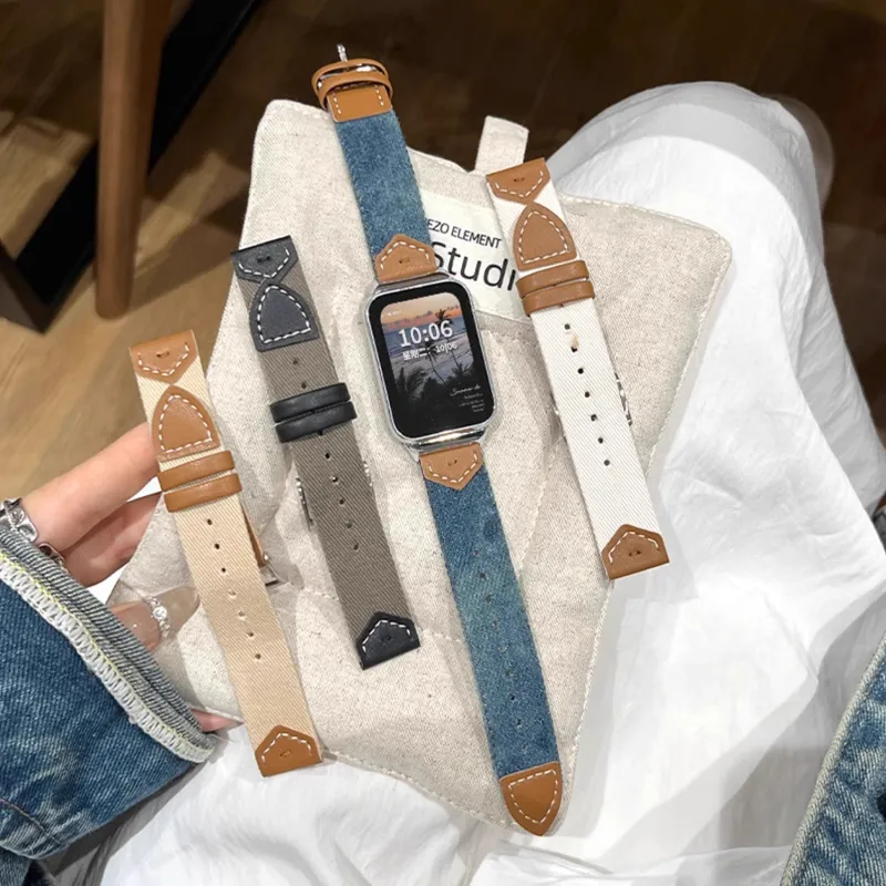 Mr. Strap Watch Band Xiaomi Compatibility Nylon Material-3