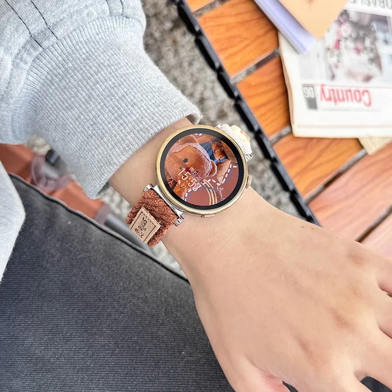 Mr. Strap Watch Band Huawei Compatibility Fabric Material-1