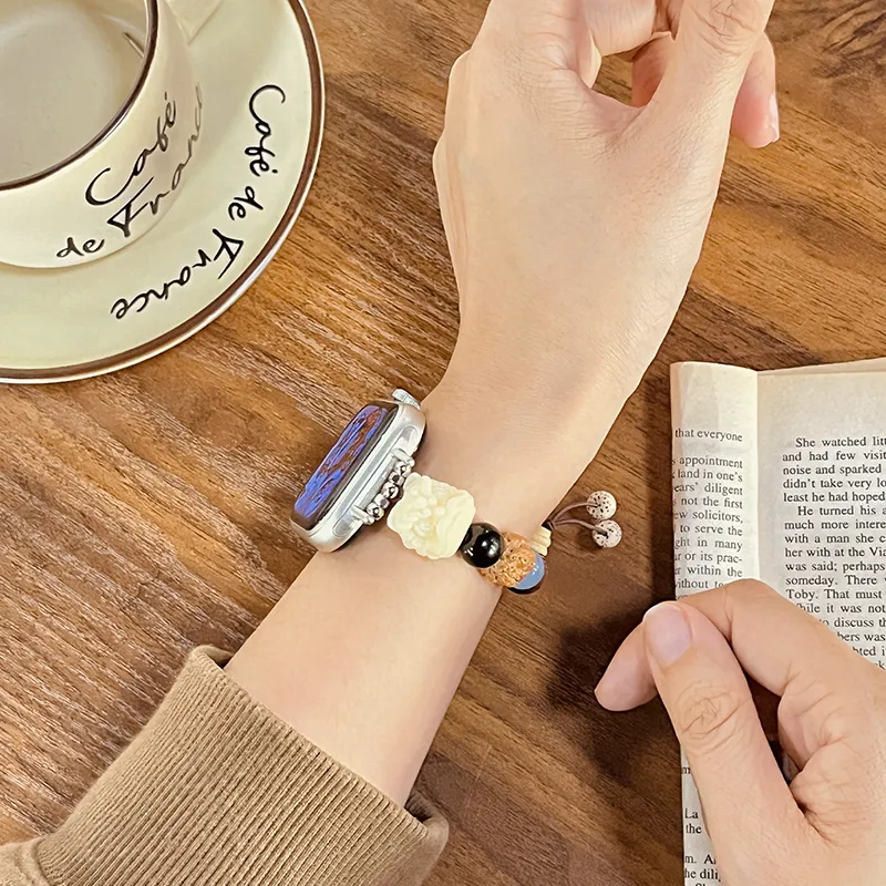 Mr. Strap Vivo Compatibility Watch Band 154 200mm Made Of Wood-3