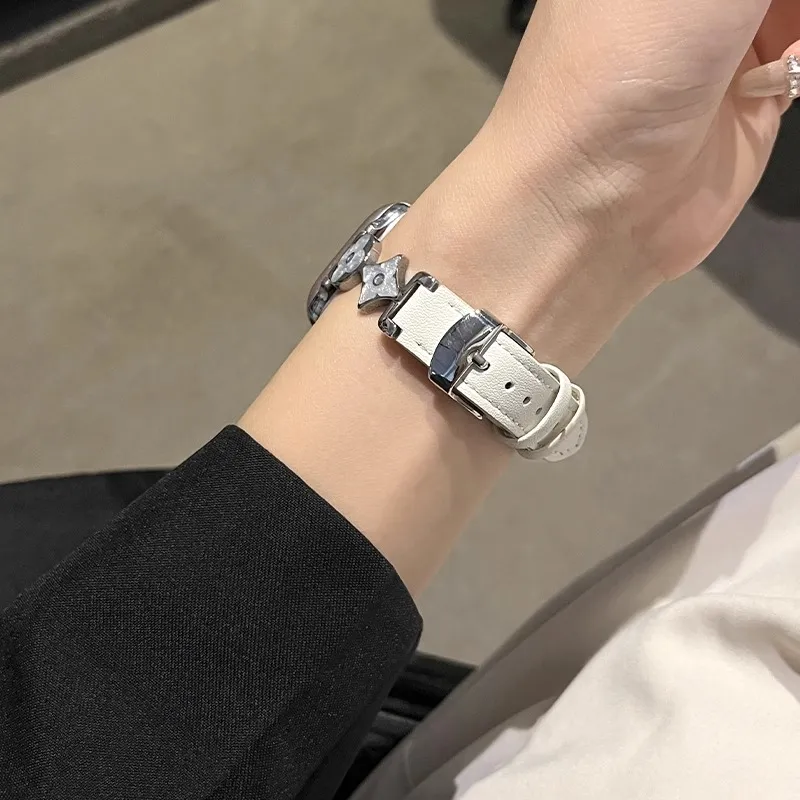 Mr. Strap Apple Compatibility Watch Band 178mm Leather-9