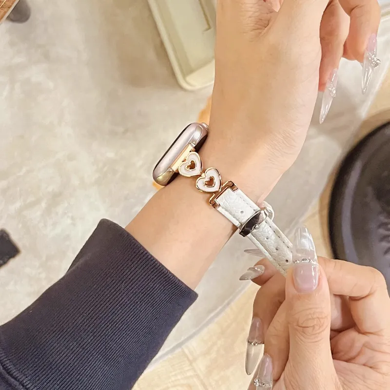 Mr. Strap Watch Band Apple Compatibility Leather-4