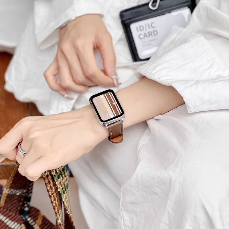 Mr. Strap Xiaomi Compatibility Watch Band Leather-3