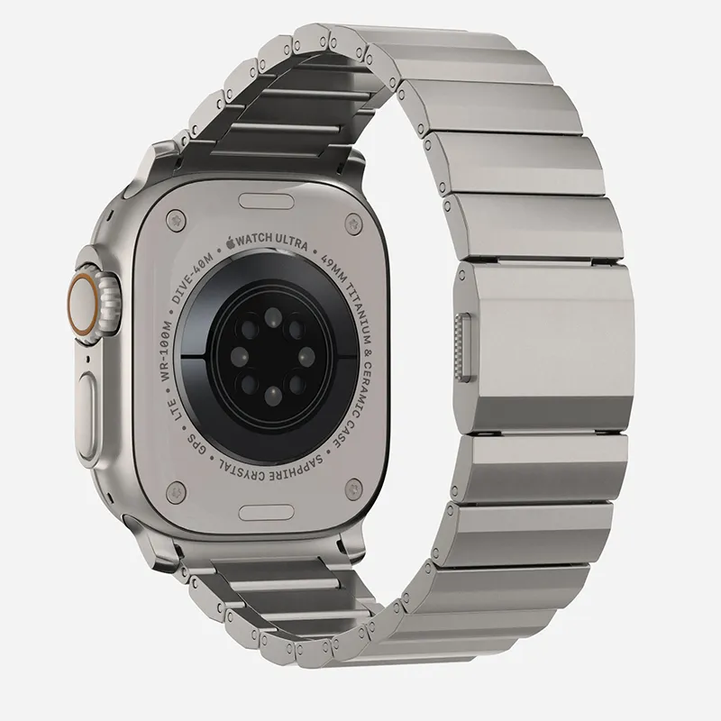 Mr. Strap Watch Band Apple Compatibility 49mm Stainless Steel Material-1