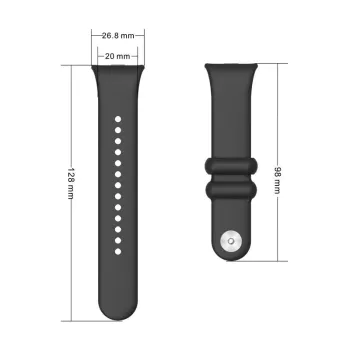 Mr. Strap Xiaomi Compatibility Watch Band 226mm Silicone Material