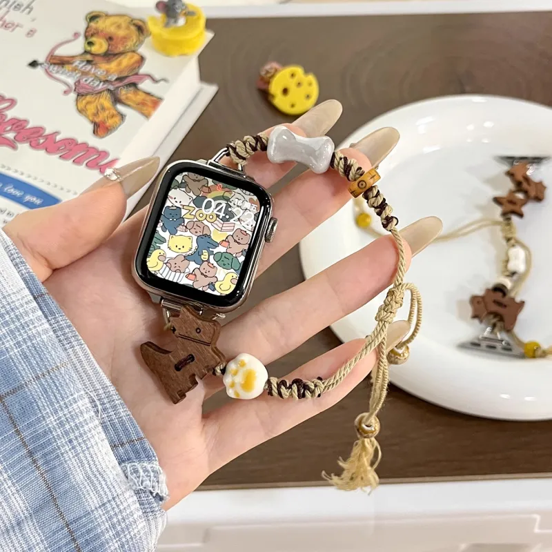 Mr. Strap Apple Compatibility Watch Band Bead Material-3