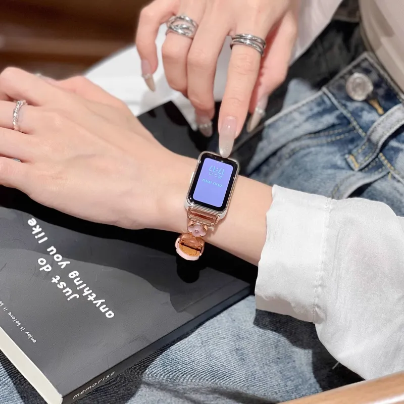 Mr. Strap Huawei Honor Compatibility Watch Band Leather-3