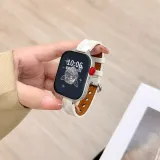 Mr. Strap Compatibility Huawei Watch Fit 3/Fit 2 Strap Square Print Loop Buckle Leather Wristband