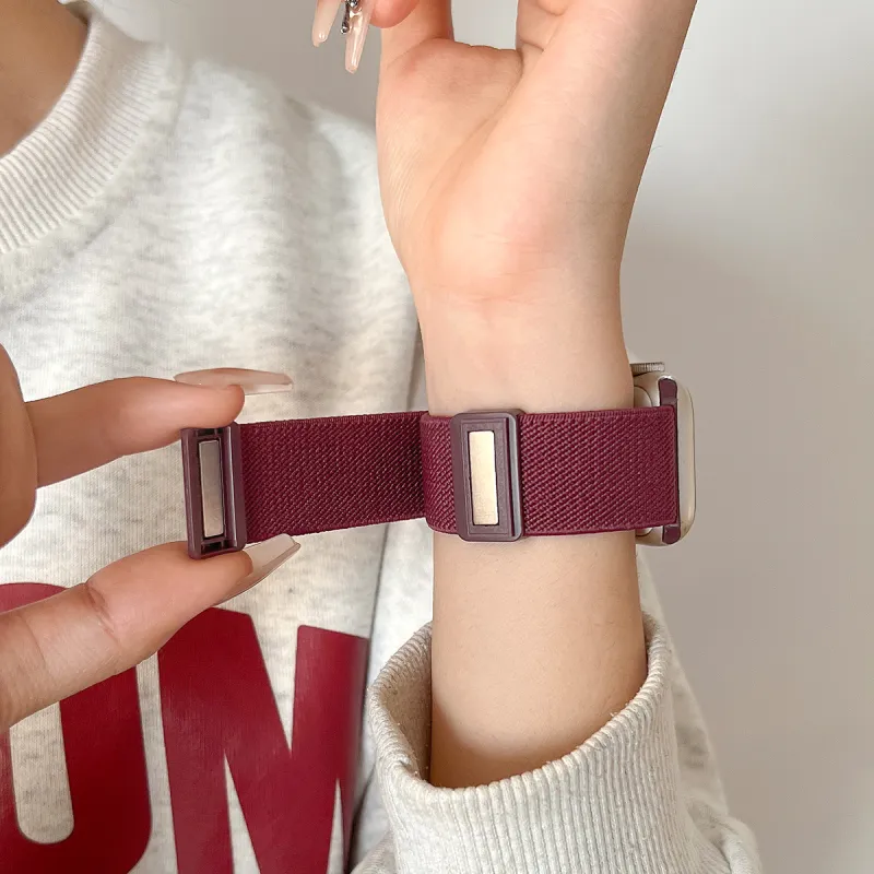 Mr. Strap Vintage Collection Apple Compatibility Watch Band 200mm Nylon Material-4