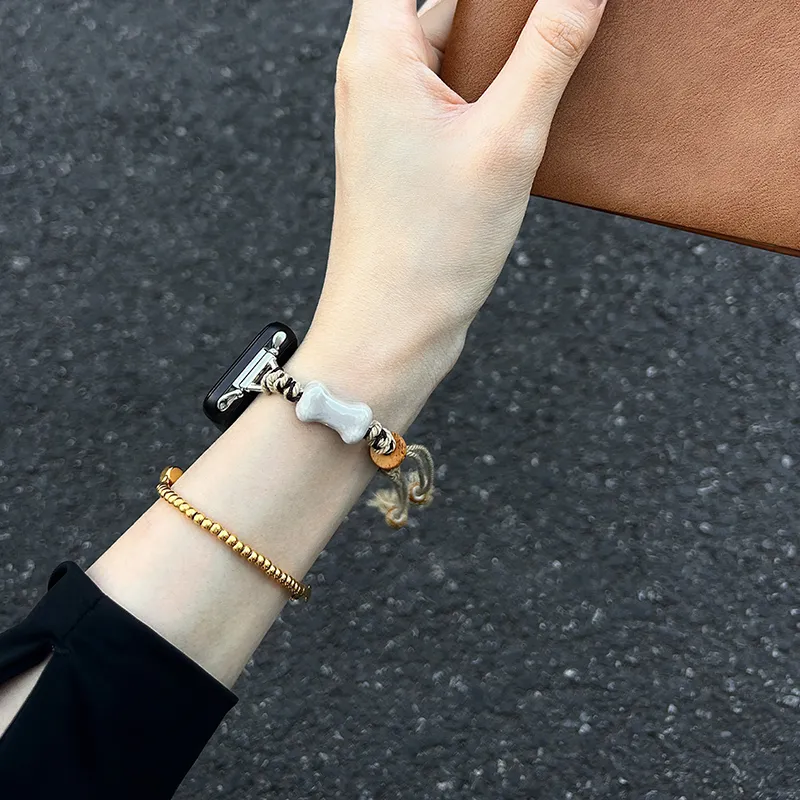 Mr. Strap Xiaomi Compatibility Watch Band Pull Cord Material-7