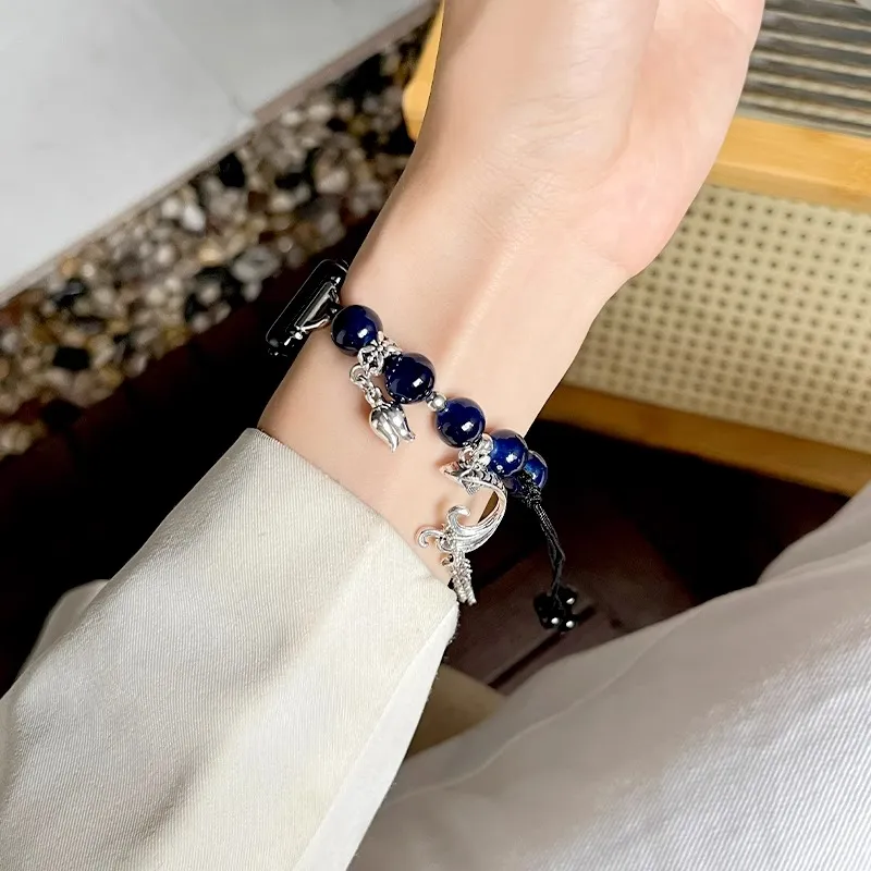 Mr. Strap Watch Band Huawei Compatibility Bead Material-5